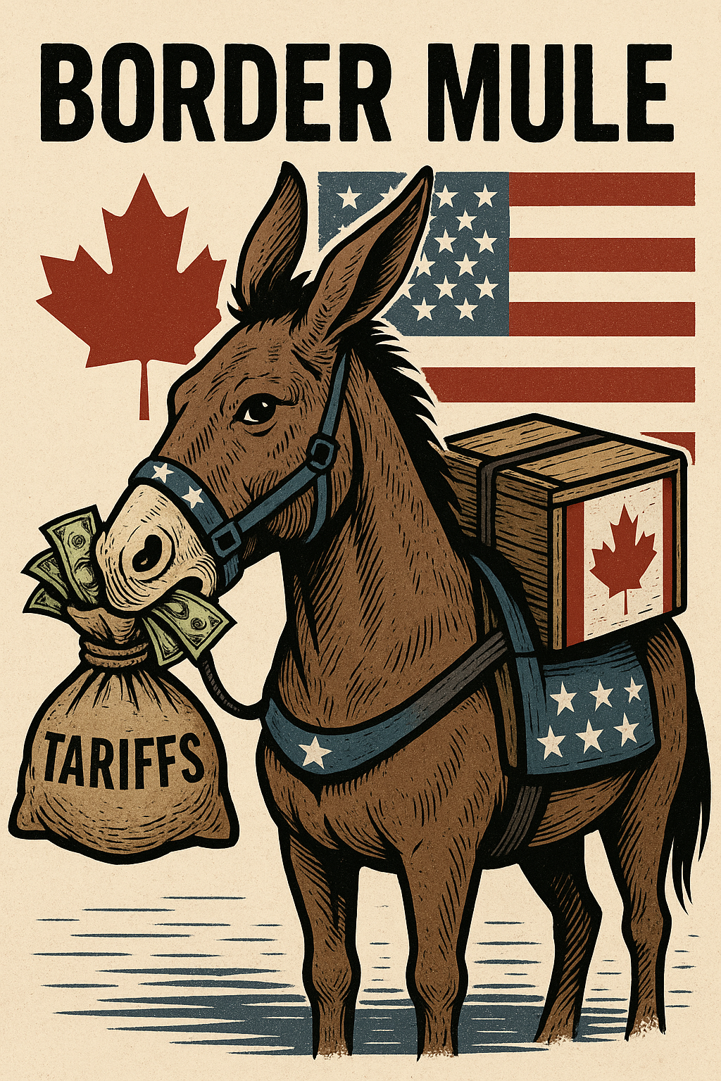 Border Mule Graphic